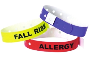 Zebra Tyvek Alert Wristband